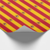 Spaanse vlag cadeaupapier (Hoek)