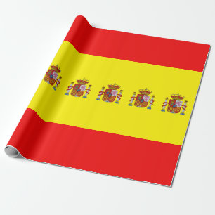 Spaanse vlag cadeaupapier