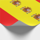 Spaanse vlag cadeaupapier (Hoek)
