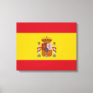 Spaanse vlag canvas afdruk