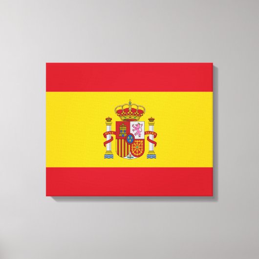 Spaanse vlag canvas afdruk (Voorkant)