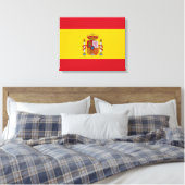 Spaanse vlag canvas afdruk (Insitu (Slaapkamer))