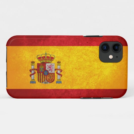 Spaanse vlag Case-Mate iPhone case (Achterkant (horizontaal))