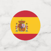 Spaanse vlag confetti (Kleine voorkant)