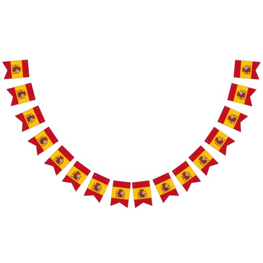 Spaanse vlag en partij Spanje banners/bruiloften Vlaggetjes (Alle)