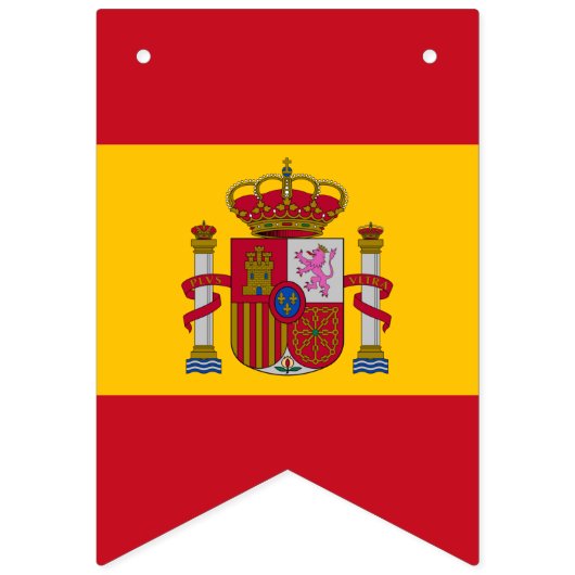 Spaanse vlag en partij Spanje banners/bruiloften Vlaggetjes (Eerste vlag)