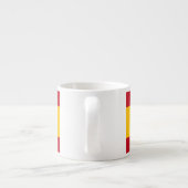 Spaanse vlag espresso kop (Achterkant)