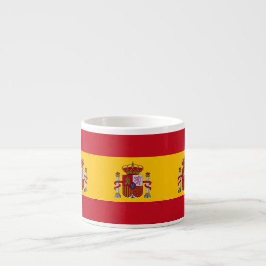 Spaanse vlag espresso kop (Voorkant)