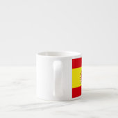 Spaanse vlag espresso kop (Achterkant)