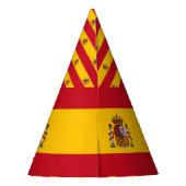 Spaanse vlag feesthoedjes (Achterkant)