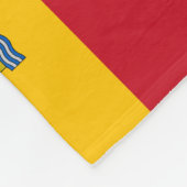 Spaanse vlag fleece deken (Hoek)