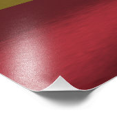 Spaanse vlag foto afdruk (Hoek)