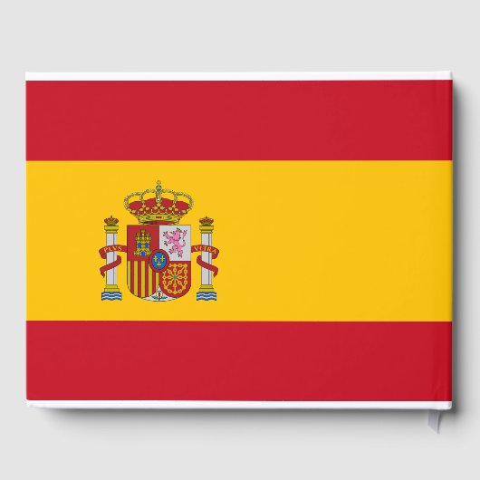 Spaanse vlag gastenboek (Achterkant)