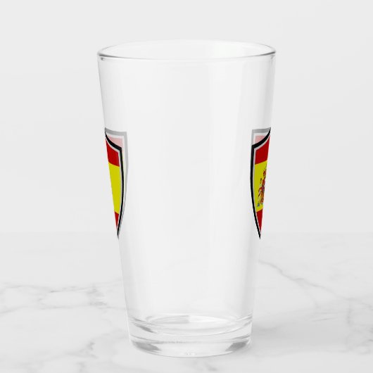 Spaanse vlag glas (Rechts)