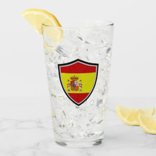 Spaanse vlag glas