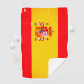 Spaanse vlag Golf Towel Golfhanddoek (Insitu)
