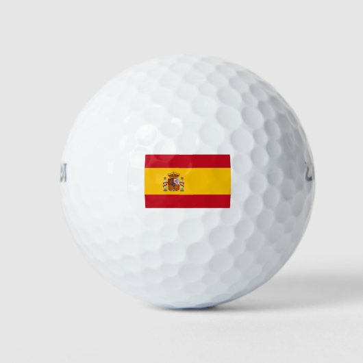 Spaanse vlag golfballen (Voorkant)