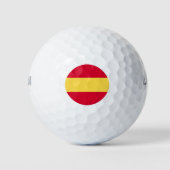 Spaanse vlag golfballen (Voorkant)