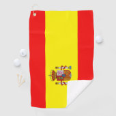 Spaanse vlag golfhanddoek (Insitu)