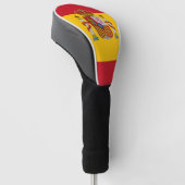 Spaanse vlag golfheadcover (Schuin)