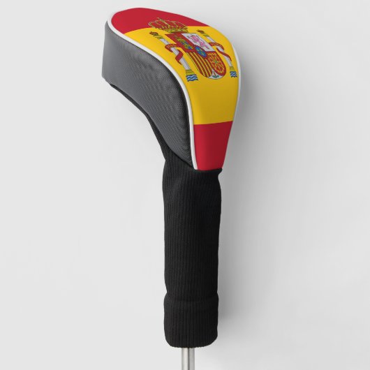 Spaanse vlag golfheadcover (Schuin)
