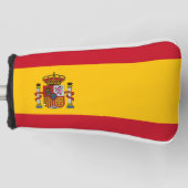 Spaanse vlag golfheadcover (Voorkant)