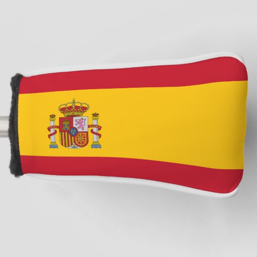 Spaanse vlag golfheadcover (Voorkant)