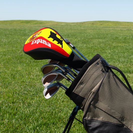 Spaanse vlag golfheadcover (Insitu)