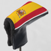 Spaanse vlag golfheadcover (3/4 voorkant)