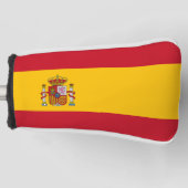 Spaanse vlag golfheadcover (Voorkant)