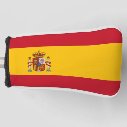 Spaanse vlag golfheadcover (Voorkant)
