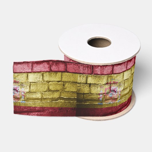 Spaanse vlag grosgrain lint (Spoel)