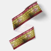 Spaanse vlag grosgrain lint (Achterkant)