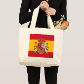 Spaanse vlag grote tote bag (Voorkant (product))
