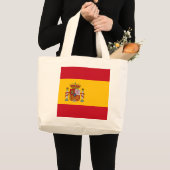 Spaanse vlag grote tote bag (Voorkant (product))