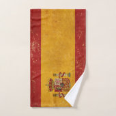 Spaanse vlag  Grunge Bad Handdoek (Handdoek)