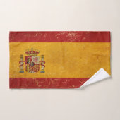 Spaanse vlag  Grunge Bad Handdoek (Handdoek)