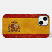 Spaanse vlag Grunge Case-Mate iPhone Case (Achterkant (horizontaal))