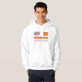 Spaanse vlag hoodie (Voorkant volledig)