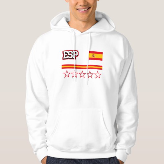 Spaanse vlag hoodie (Voorkant)