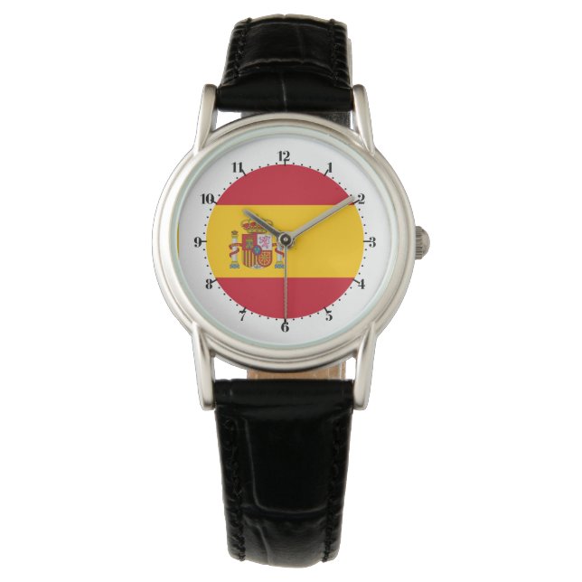 Spaanse vlag horloge (Voorkant)