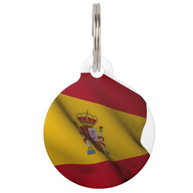 Spaanse vlag huisdierpenning (Voorkant)