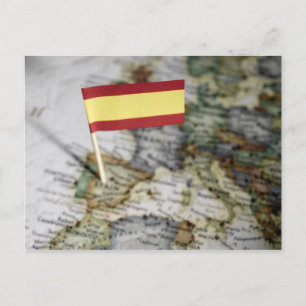 Spaanse vlag in kaart