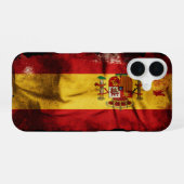 Spaanse vlag iPhone 16 hoesje (Achterkant horizontaal)