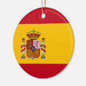 Spaanse vlag keramisch ornament (Links)
