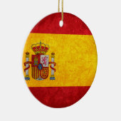 Spaanse vlag keramisch ornament (Rechts)