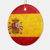 Spaanse vlag keramisch ornament (Links)