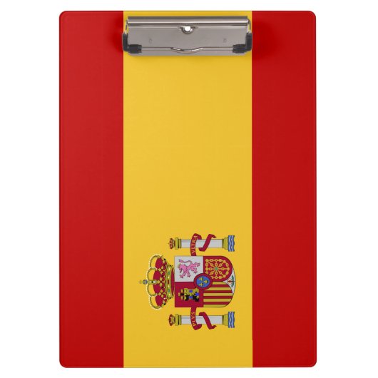Spaanse vlag klembord (Voorkant)