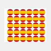 Spaanse vlag labels (Vel)