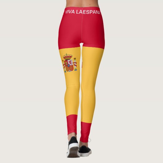 Spaanse vlag leggings (Achterkant)